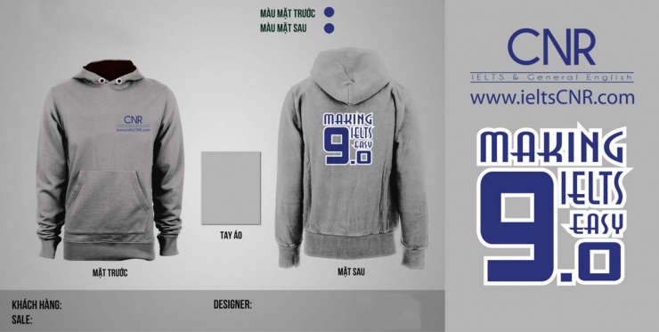 Mẫu áo đồng phục ieltsCNR Hà Nội u1652